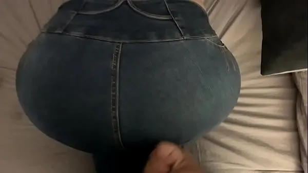HD I cum in my wife's pants with a tremendous ass-filmer