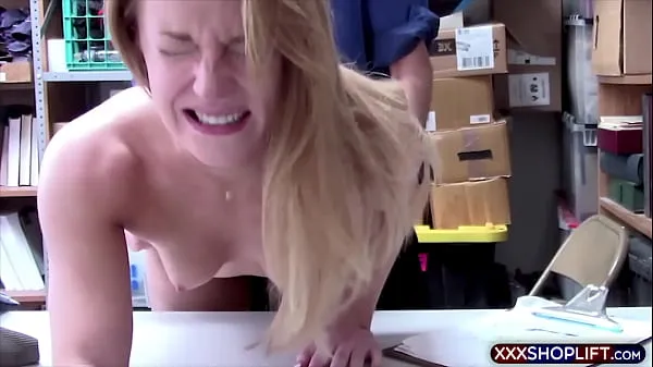 HD Innocent blonde virgin rough fucked on CCTV محرك الأفلام