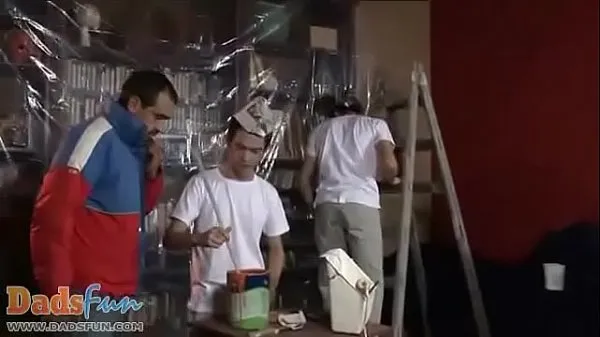 HD Young house painters seduced by their boss (Final cut drive filmek