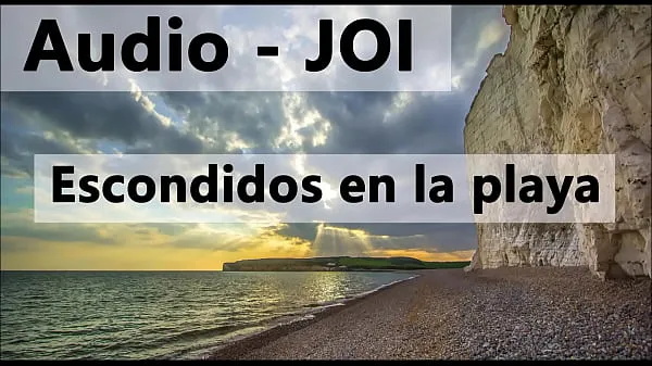 HD-Audio JOI auf Spanisch, versteckt am Strand. RPG-StilDrive-Filme