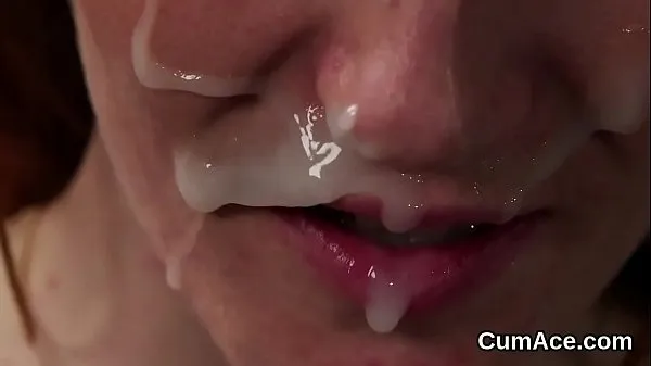 Filmy z jednotky HD Horny sex kitten gets jizz shot on her face swallowing all the load