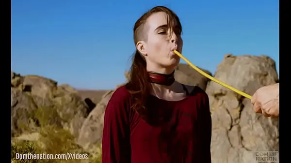 HD Petite, hardcore submissive masochist Brooke Johnson drinks piss, gets a hard caning, and get a severe facesitting rimjob session on the desert rocks of Joshua Tree in this Domthenation documentary drive Movies
