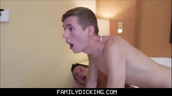 HD Cute Blonde Teen Stepson Tops His Stepdad After Homework drive Ταινίες