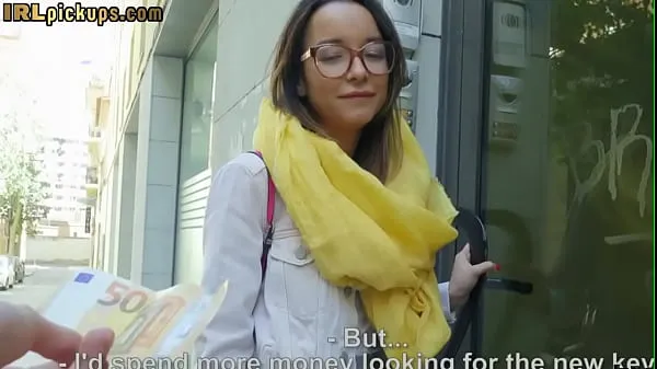 Filmy na dysku HD Bigtit nerdy babe pulled into riding big dick in public