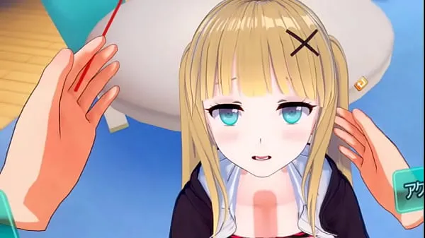 HD Eroge Koikatsu! VR version] Cute and gentle blonde big breasts gal JK Eleanor (Orichara) is rubbed with her boobs 3DCG anime video ขับเคลื่อนภาพยนตร์
