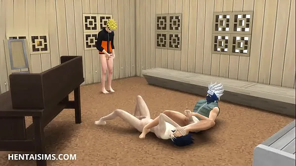 HD Kakashi and Naruto fucks Sasuke in Hokage's room. Naruto XXX ขับเคลื่อนภาพยนตร์