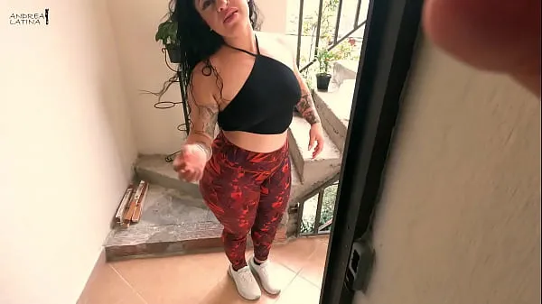 Filmy na dysku HD I fuck my horny neighbor when she is going to water her plants