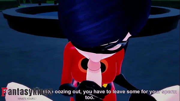 HD Violet of the incredibles having sex in the park pov and normal whit his super hero swit disn ey animation-stasjon Filmer