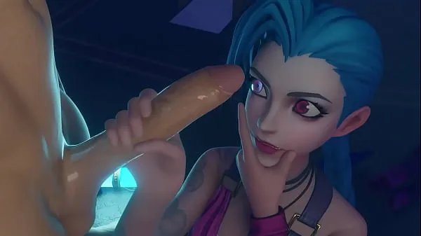 HD Jinx de League of Legends monta una polla conduce películas