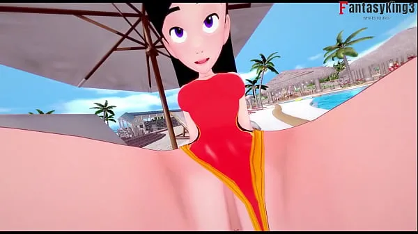 HD Violet Parr bikini footjob and blowjob POV | The Incredibles | Short (watch the full version on RED and extra scenes on premium-stasjon Filmer