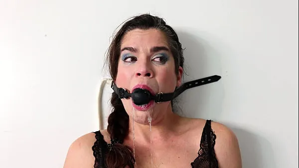 HD Hard gagging - Deepthroat dildo ballgag schijf Films